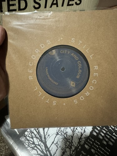 City And Colour - Underground Meant To Be - 7" Single Black Color Vinyl