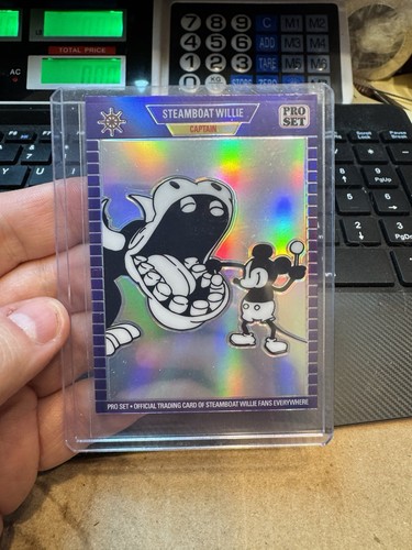 2024 Leaf Steamboat Willie Purple Refractor Mickey Mouse #4/5 89SW-01