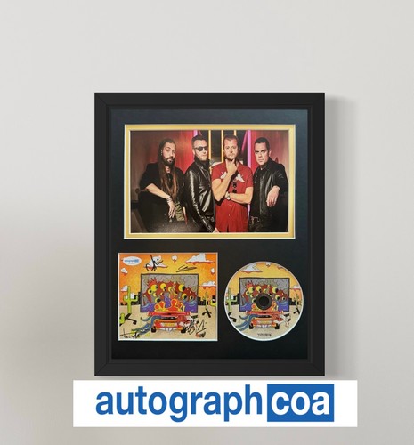 The Dust Coda Signed "Mojo Skyline" CD Insert 11x14 Framed - ACOA