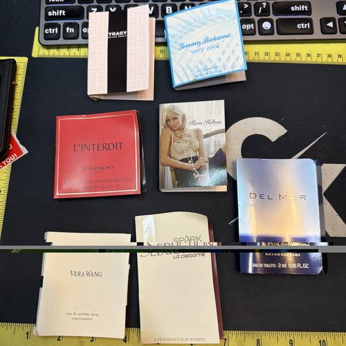 Cologne Perfume Sample Lot x 7 VINTAGE Designer Perfume Assorted LOT 2 ORIGINAL