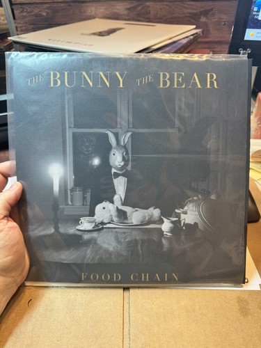 The Bunny The Bear – FOOD CHAIN 2 x Lathe Cut 10" BLACK VINYL NEVER PLAYED /100