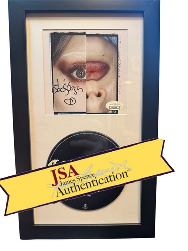 Lady Gaga Signed CD Insert "Mayhem" Framed 6.5x12 - JSA