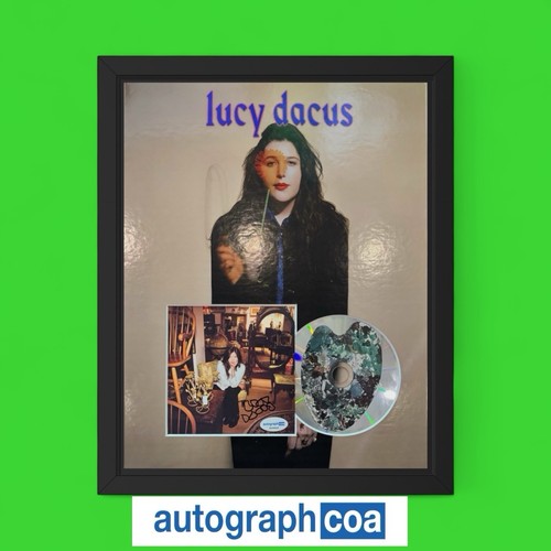 Lucy Dacus Signed "Forever Is a Feeling" CD Insert 11x14 Framed - ACOA
