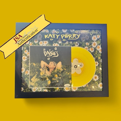 Katy Perry Signed "Daisies" 7" Vinyl Framed 14x11 - JSA
