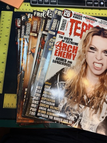 TERRORIZER Magazine Lot - 8 issues Heavy / Death Metal Mags