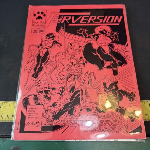 FURVERSION FURRY ZINE NO 18 1989 ULTRA RARE