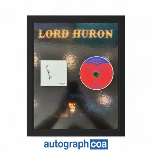 Lord Huron Signed "Cosmic Selector" CD Insert 11x14 Framed - ACOA