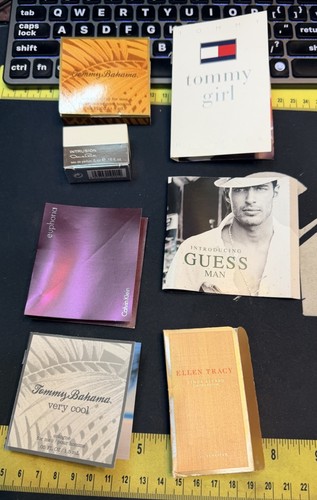 Cologne Perfume Sample Lot x 7 VINTAGE Designer Perfume Assorted LOT 1 ORIGINAL