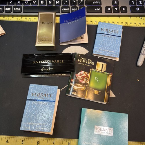 Cologne Perfume Sample Lot x 7 VINTAGE Designer Perfume Assorted LOT 6 ORIGINAL
