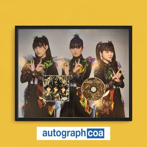Baby Metal Signed CD Insert "Metal Forth" Framed 20x16 - ACOA