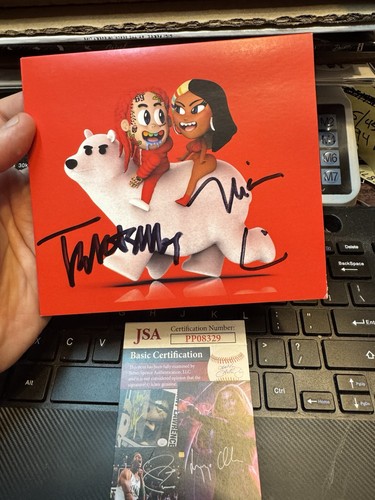 Tekashi 69 & Nicki Minaj Signed Trollz Single CD JSA COA