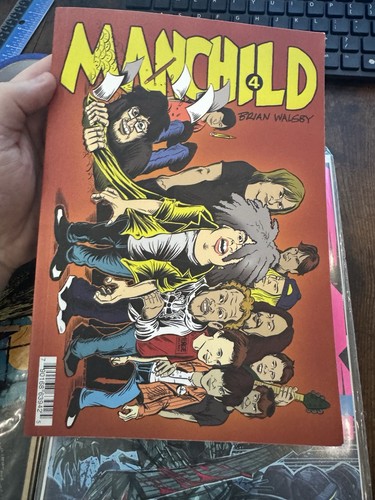 MANCHILD 4: Ridin' Them Coattails- Brian Walsby, '09 1st PB Print*Punk/HC Artist