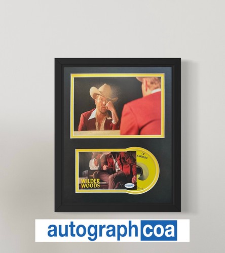Wilder Woods Signed "Curioso" CD Insert 11x14 Framed - ACOA