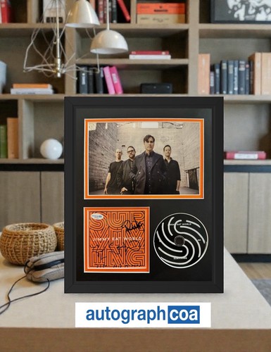  Jimmy Eat World Signed CD Insert "Surviving" 11x14 Framed - ACOA