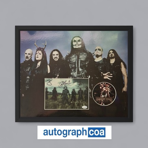 Cradle of Filth Signed CD Insert "Screaming of the Valkyries" Framed 20x16 ACOA