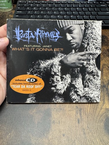 What's It Gonna Be by Busta Rhymes Janet Jackson (CD Single, 1999) NO SCRATCHES!