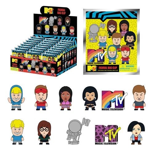 MTV Shows 3D Foam Bag Clip CASE OF 24 SEALED BAGS!