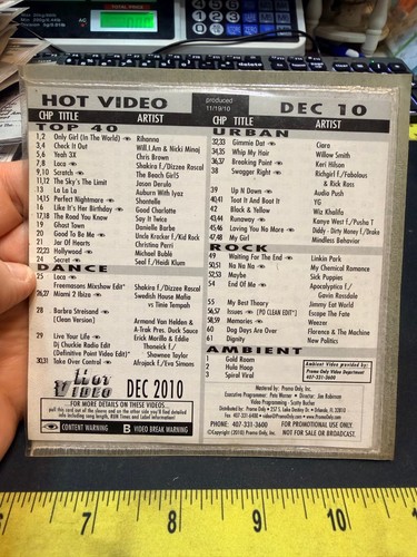 PROMO ONLY "HOT VIDEO" DJ Music VIDEO DVD Original Out of Print Rare YOU CHOOSE