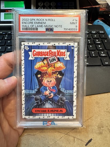GPK 2022 Rock N Roll Hall of Lame (Eminem Parallel) PSA MINT 9 MUSIC NOTE BORDER