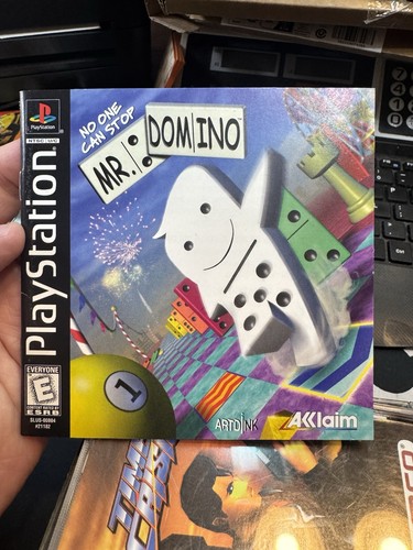 No One Can Stop Mr. Domino - PlayStation 1, PS1 BOOKLET ONLY