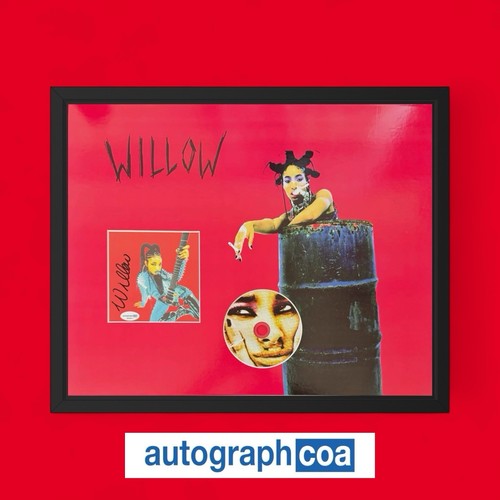 Willow Signed CD Insert "Lately I Feel Everything" 20x16 Framed - ACOA