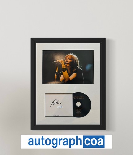 Beth Gibbons Signed "Lives Outgrown" CD Insert 11x14 Framed - ACOA