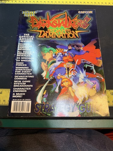 Gamefan Books Darkstalkers Jedah's Damnation Official Strategy Guide Capcom