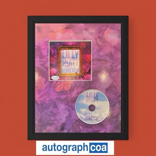 Lilly Hiatt Signed "Forever" CD Insert 11X14 Framed - ACOA
