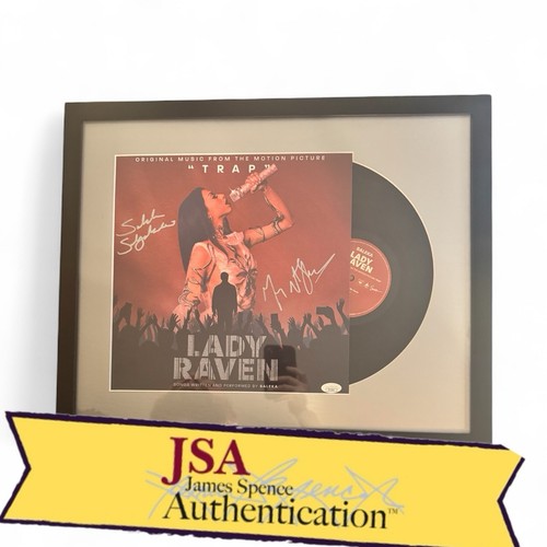 M. Night Shyamalan Saleka Signed "Lady Raven Trap" 12" Vinyl Framed 16x20 - JSA