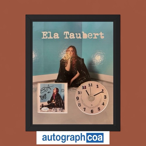 Ela Taubert Signed "11:11" CD Insert 11x14 Framed - ACOA