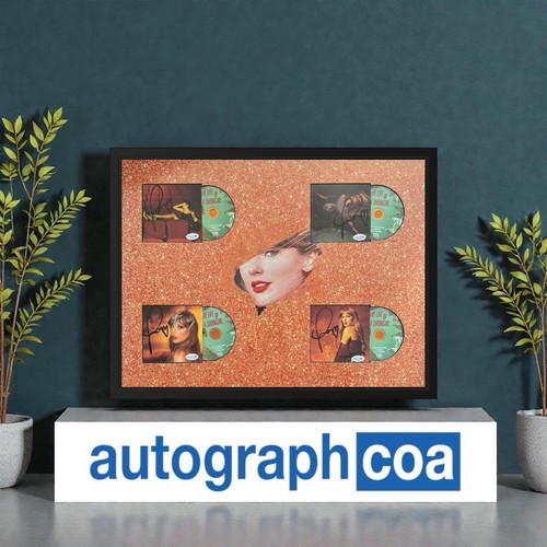 Taylor Swift Four-Signature Showgirl 24x18 Display | One-of-One | ACOA