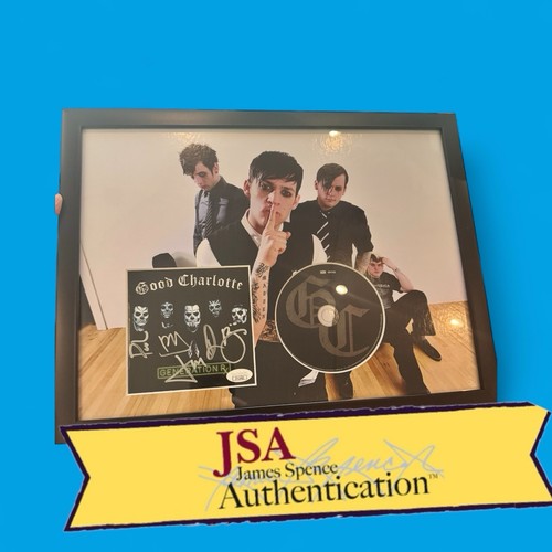Good Charlotte Signed CD Insert "Generation RX" Framed 16x12 - JSA