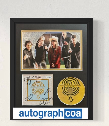 Collective Soul Signed "Here To Eternity" CD Insert 11x14 Framed - ACOA