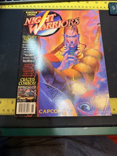 Night Warriors Darkstalkers' Revenge Strategy Guide Gamefan Books Sega Saturn