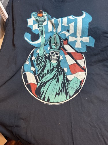 Ghost  B.C. Band Statue of Papa Concert Shirt - Original - Not a Reprint 2XL