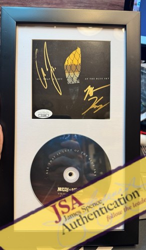 Dangerous Summer Signed CD "All That Is Left of The Blue Sky" Framed 6.5x12 JSA