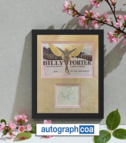 Billy Porter Signed Cut Autograph 11x14 Framed Display - ACOA