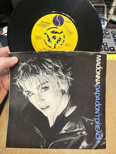 Madonna-Papa Don't Preach 7''Vinyl W/Picture Sleeve BRAND NEW