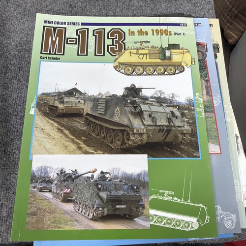 Concord Mini Color Series 7511 M-113 In The 1990s Part 1, PB Book Carl Schulze