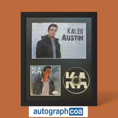 Kaleb Austin SIGNED "Debut" CD 11x14 Framed - ACOA