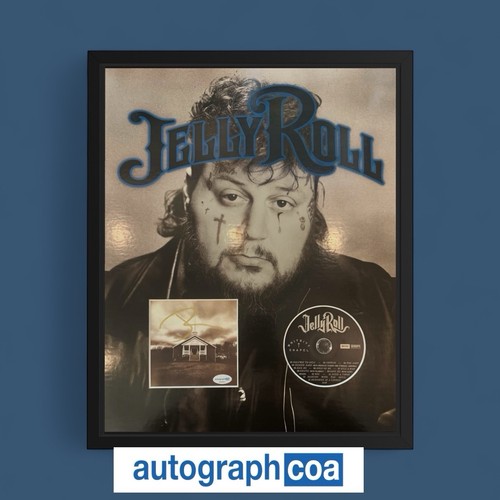 Jelly Roll Signed CD Insert "Whitsitt Chapel" Framed 16x20 - ACOA